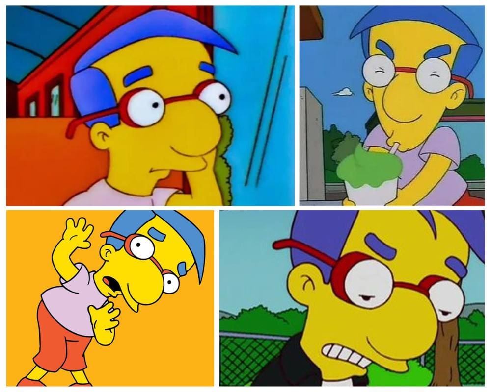 Milhouse - Male Cartoon Characters With Glasses