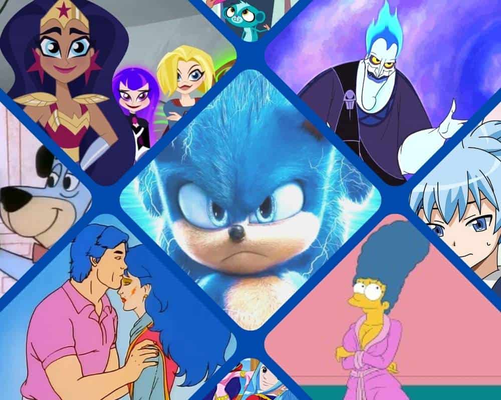 6. "Blue-Haired Characters in Animation" - A list of animated characters with blue hair, including mothers and daughters - wide 4