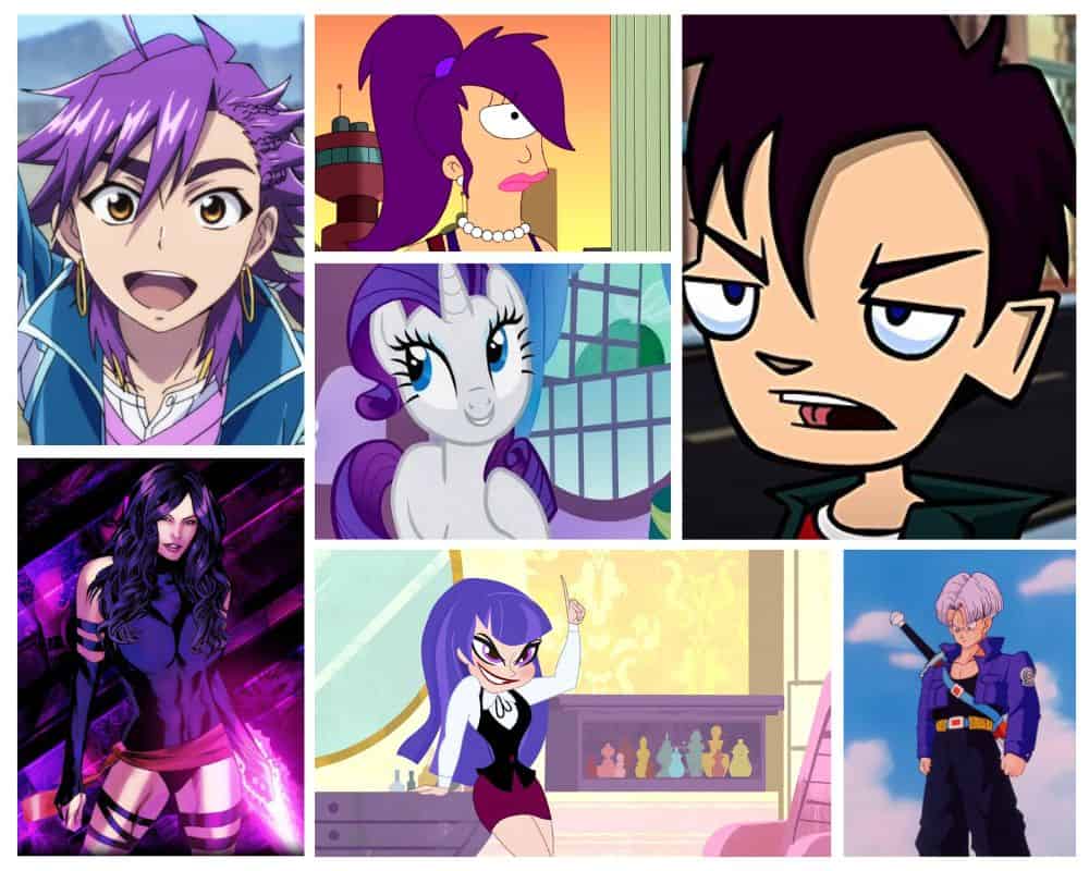 Villains with purple hair