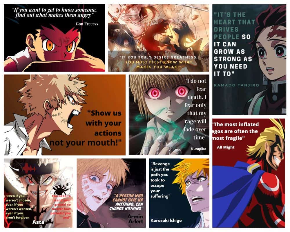 75 Dark To Meaningful Anime Quotes To Share