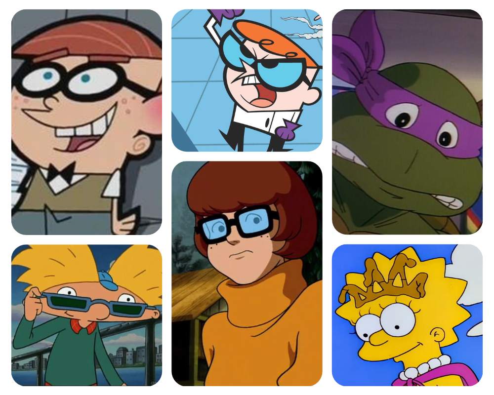 cartoon nerd characters