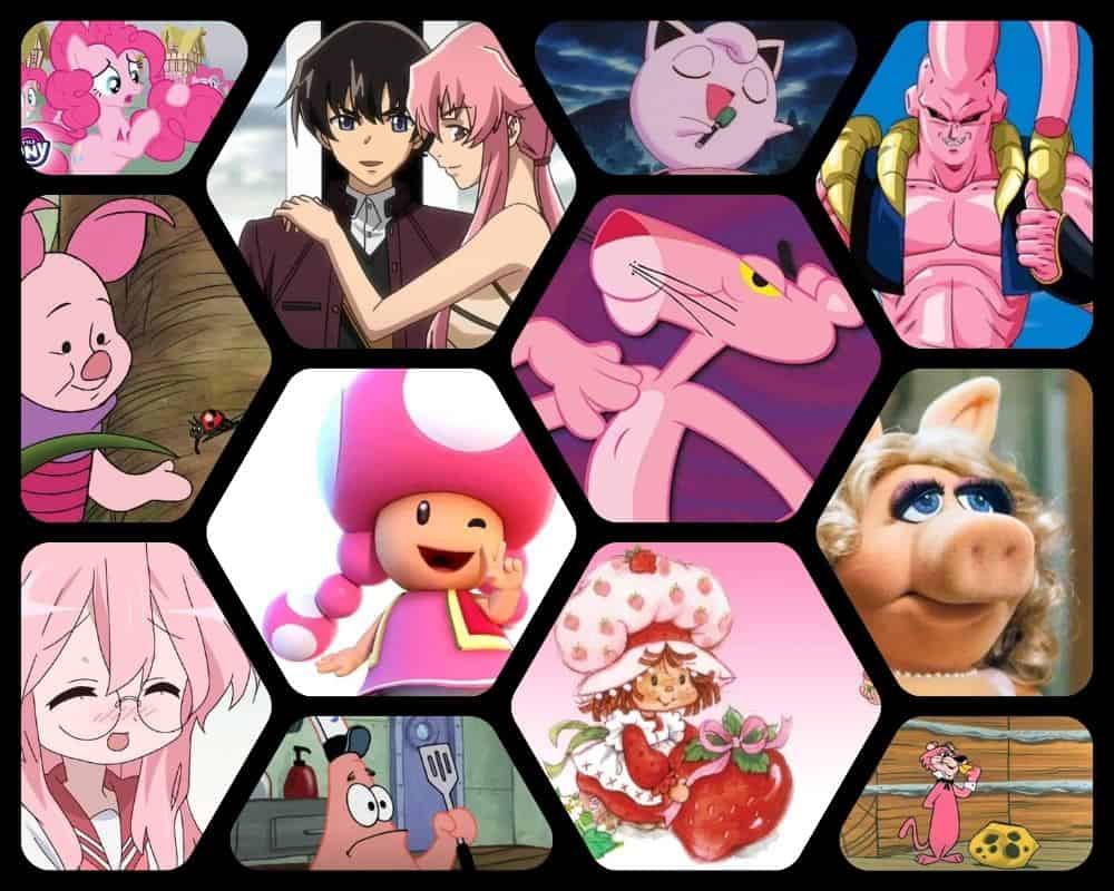 Popular Pink Cartoon Characters In TV & Movies