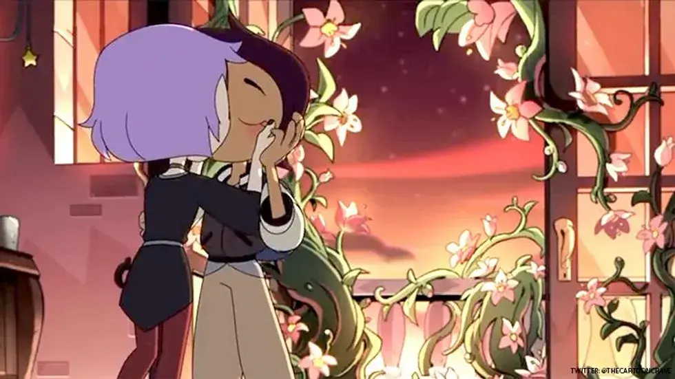 Amity and Luz's First Kiss A Magical Moment to Remember