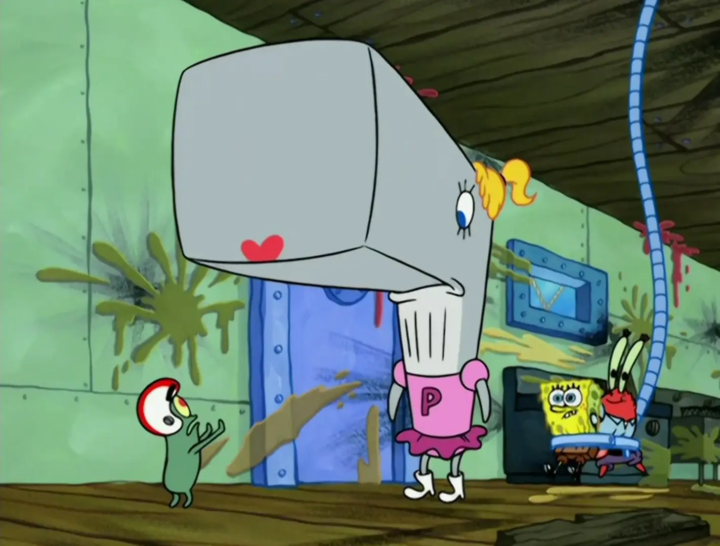 Pearl Krabs and Plankton