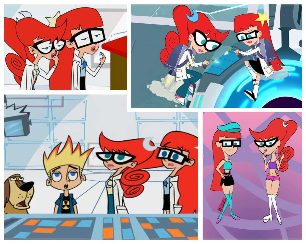 Susan and Mary Test Are Johnny Test Sisters