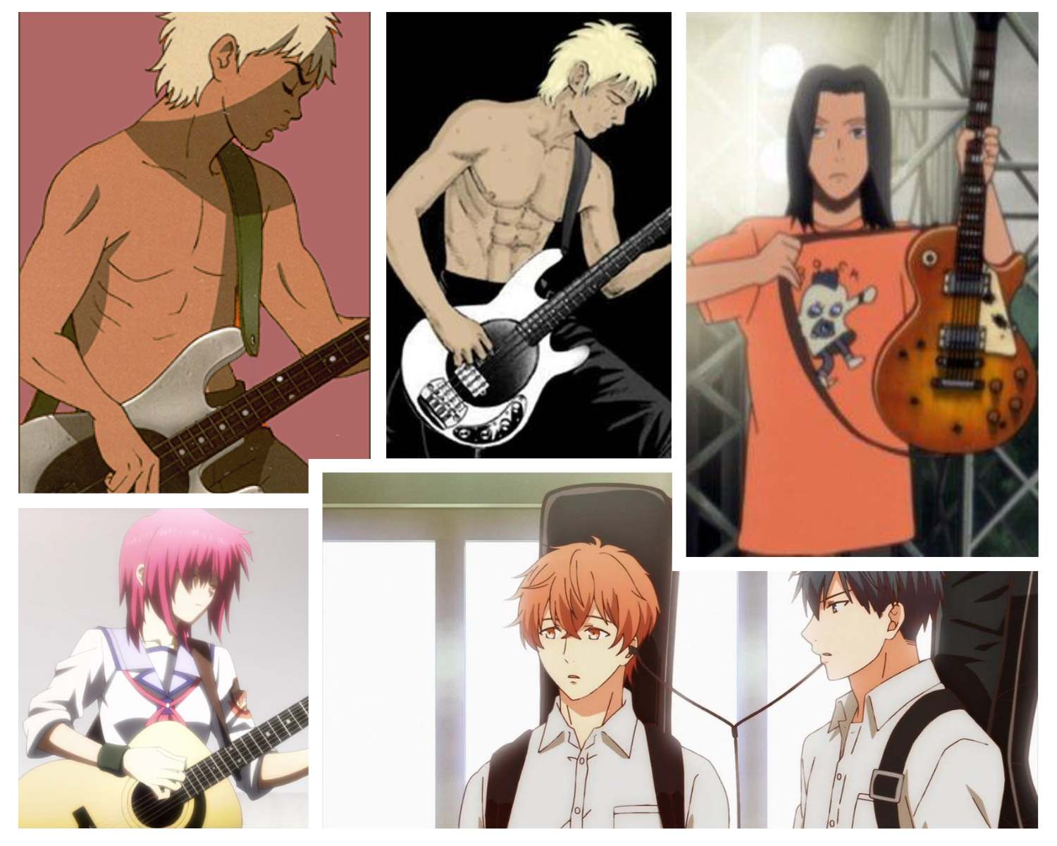 Anime Girl Rockband mike rock music band zepplin guitar anime  drums HD wallpaper  Peakpx