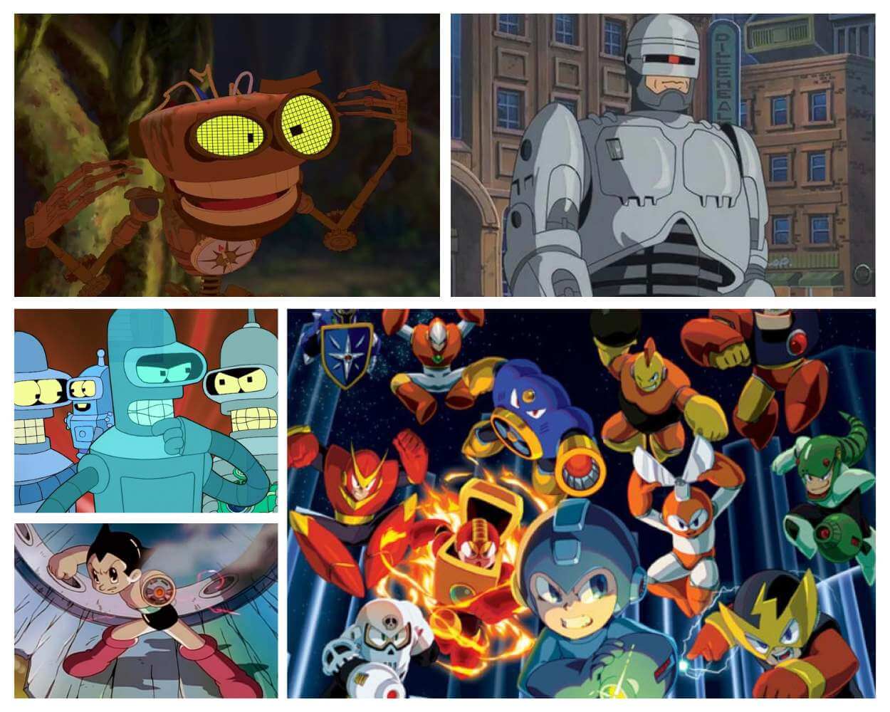robot cartoon and movies