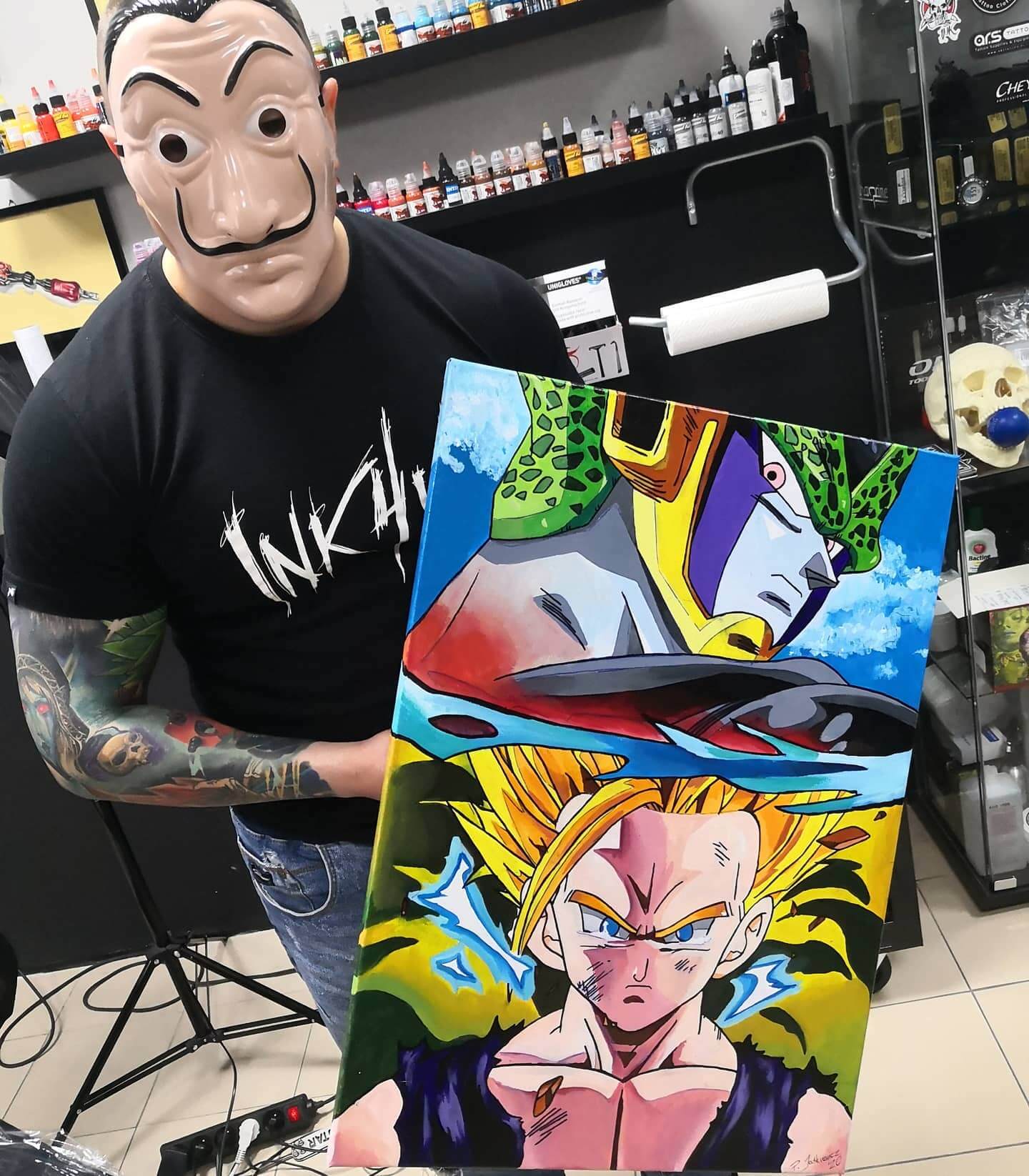 Dragon Ball Z Painting Idea