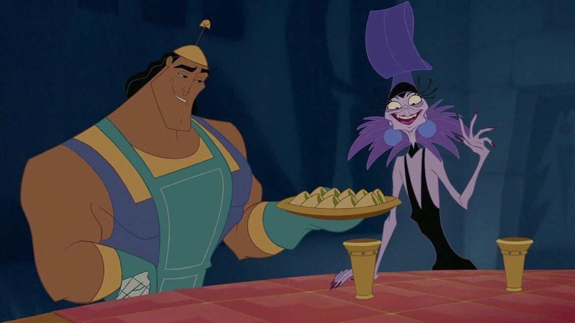 Kronk - disney character that is lazy