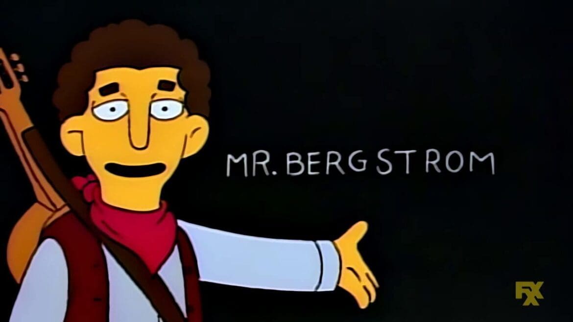 Mr. Bergstrom - The Simpsons