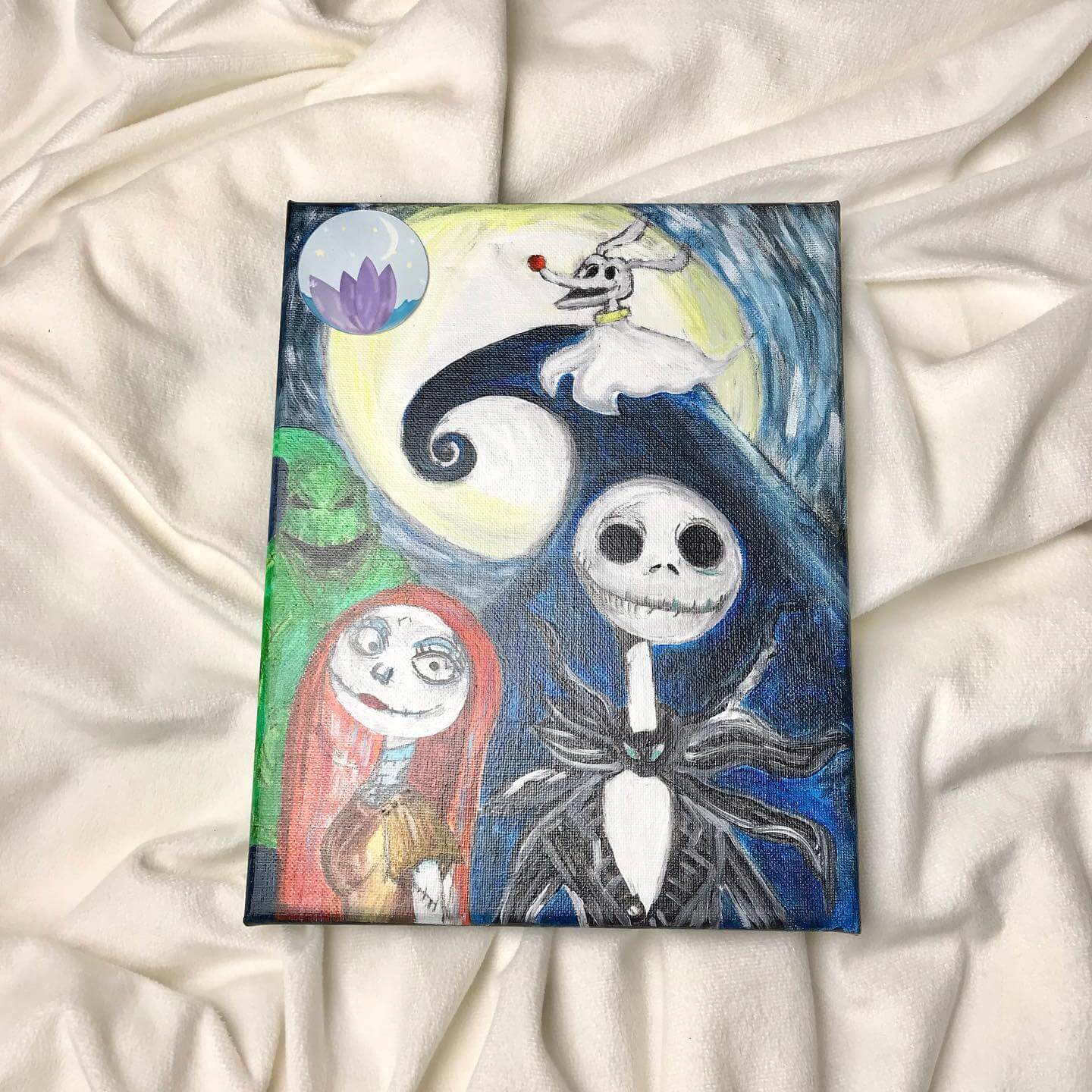 Nightmare Before Christmas Painting