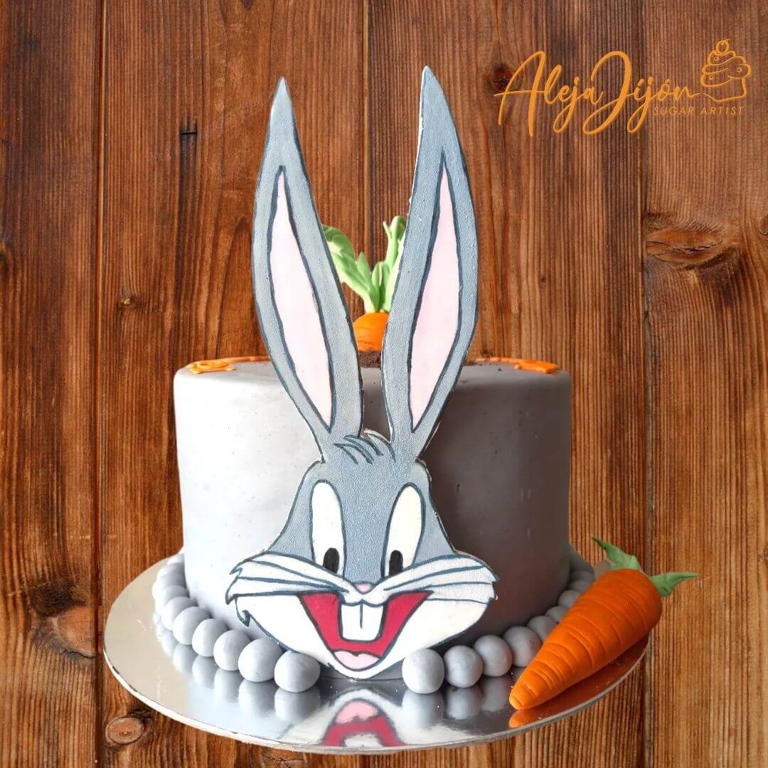 Playful Bugs Bunny Cake