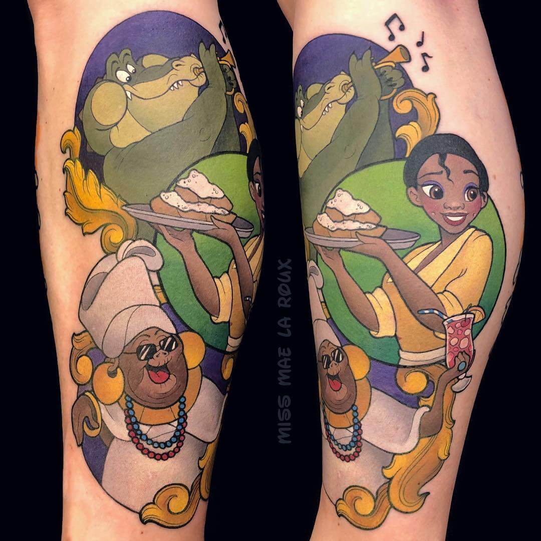 Princess and the Frog tattoos!