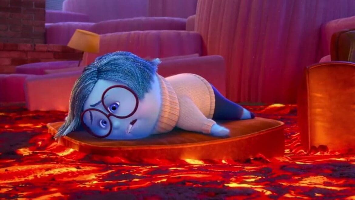 Sadness (Inside Out) - lazy characters in disney movies