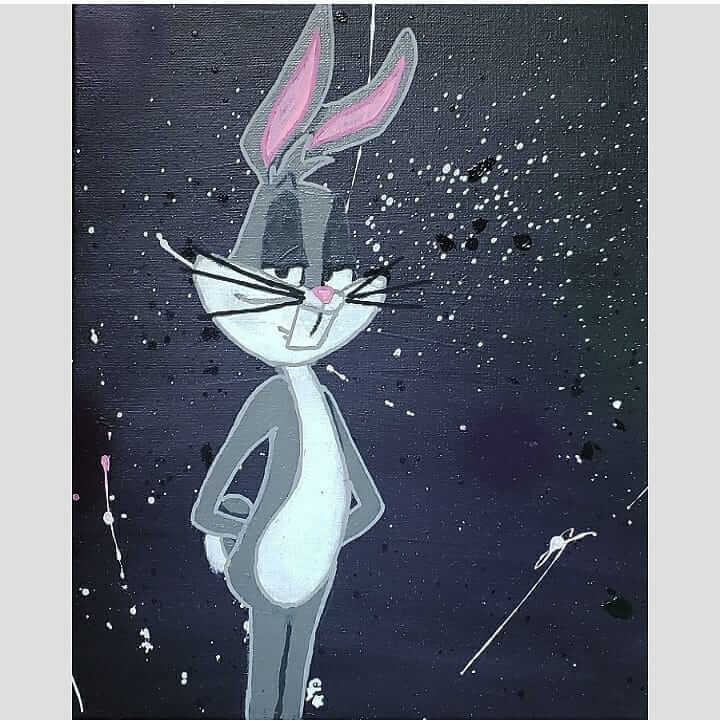 bugs bunny painting