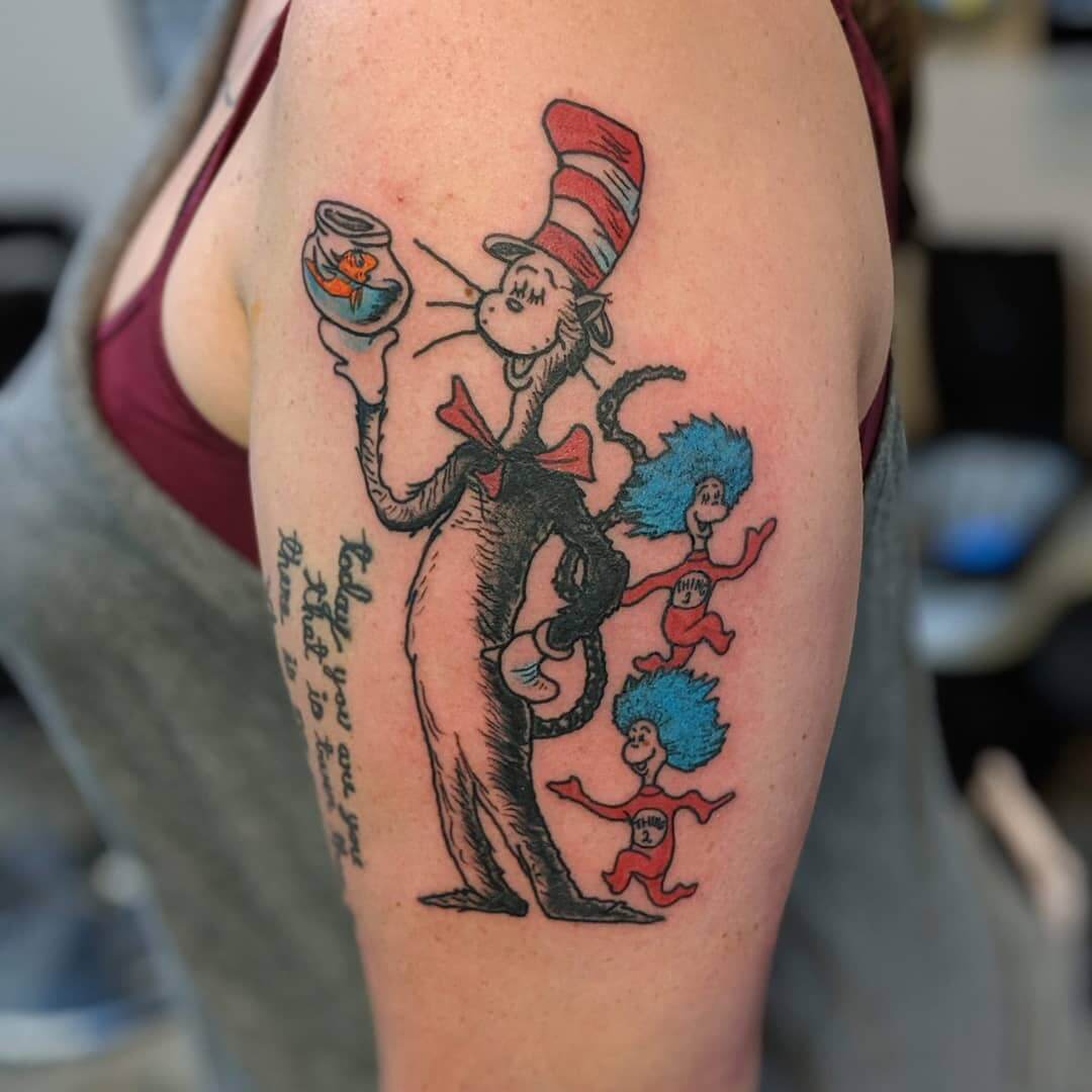 cat in the hat quotes tattoo