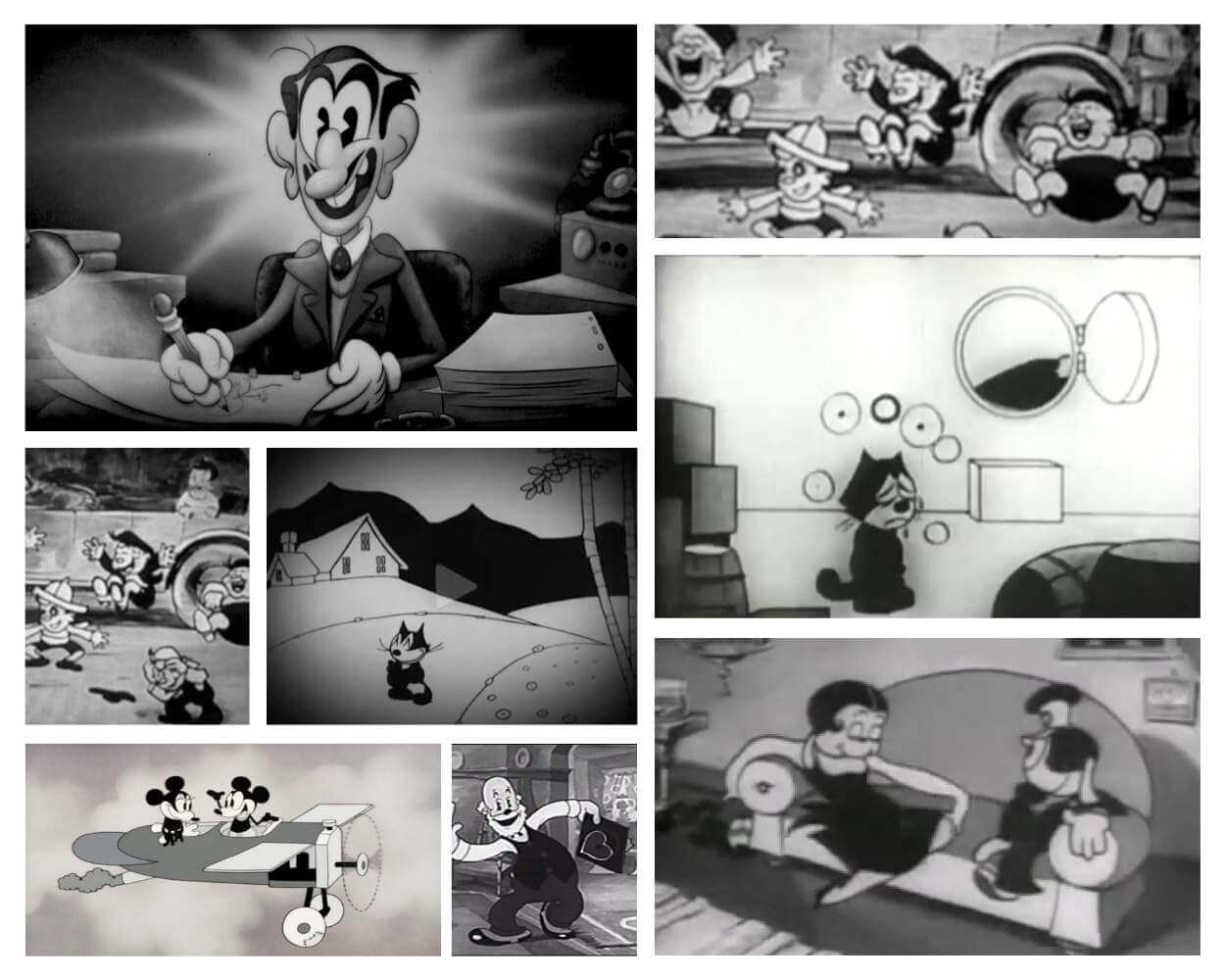 list of some classic silent cartoons
