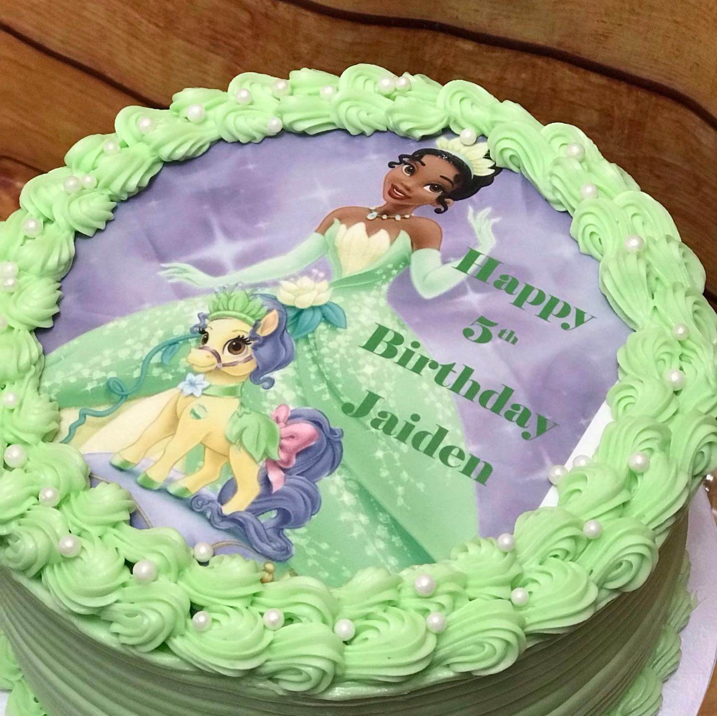 princess tiana birthday cake