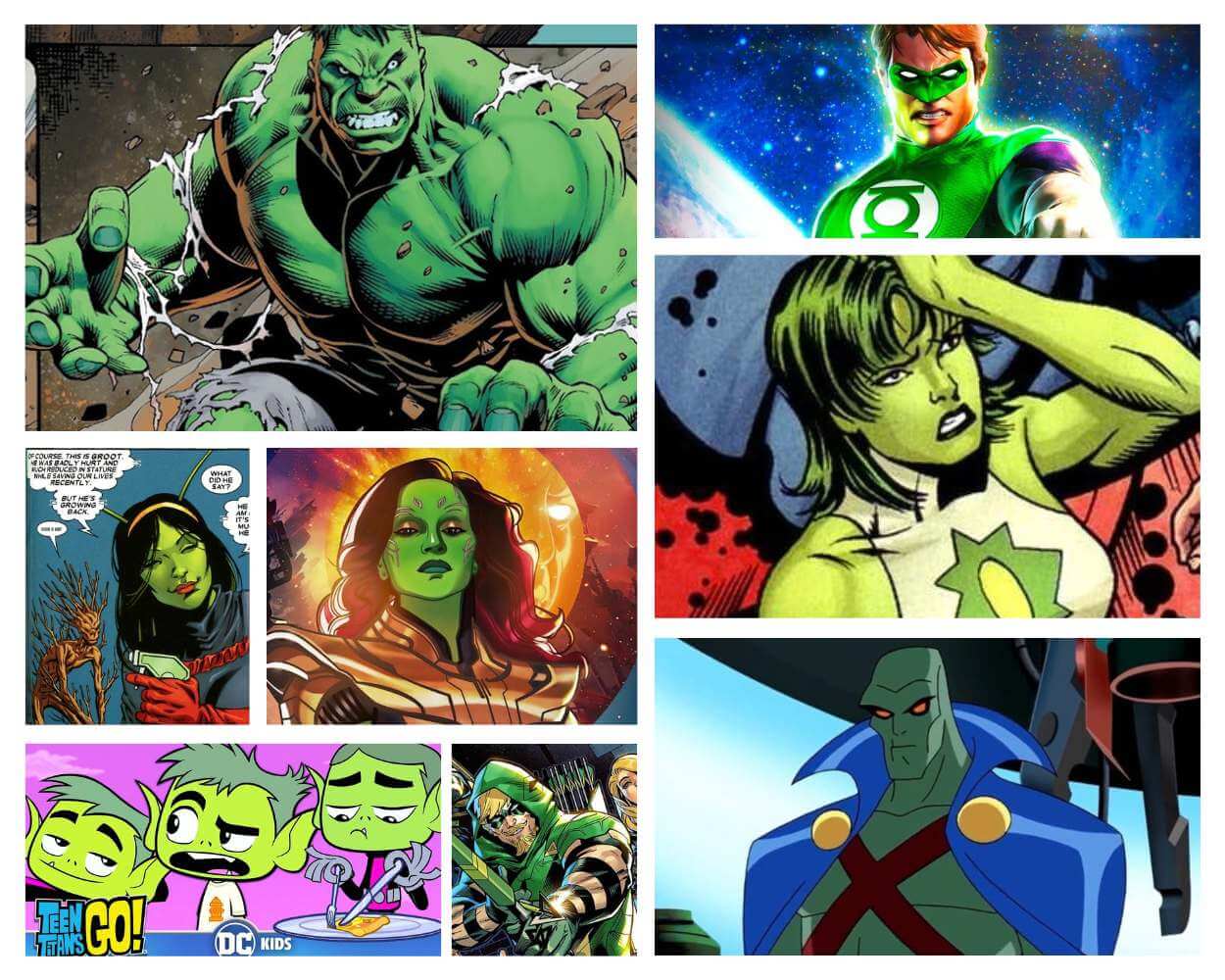 12 Green Superheroes You Need to Know About!