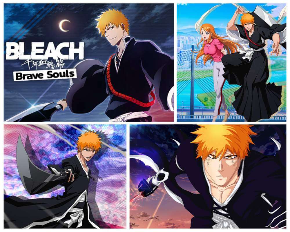 Bleach - Soul Reapers in Action - martial arts cartoon characters