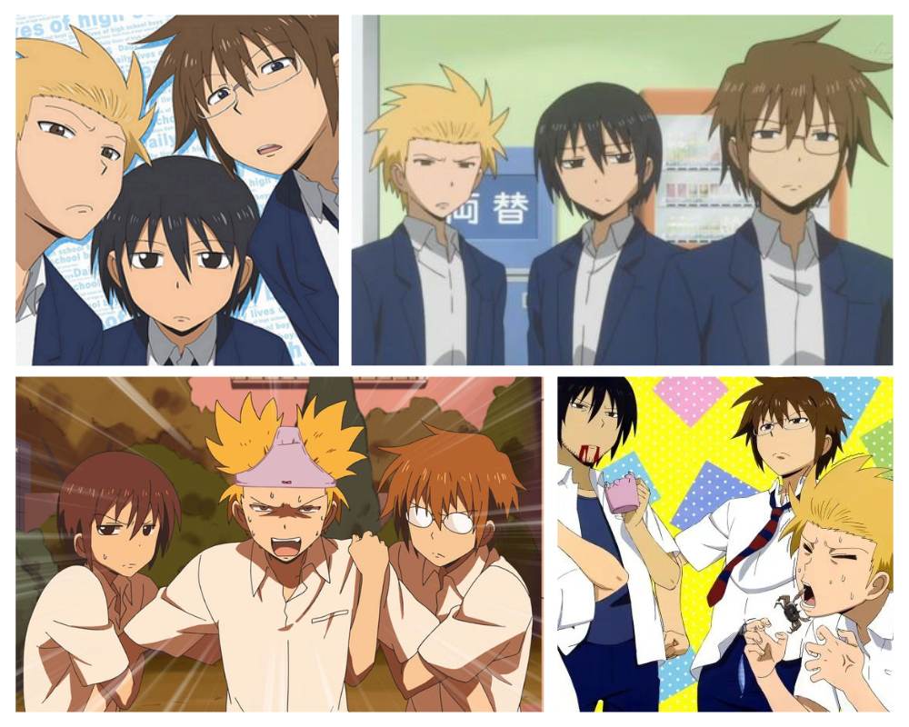 Daily Lives of High School Boys - Boys School Anime