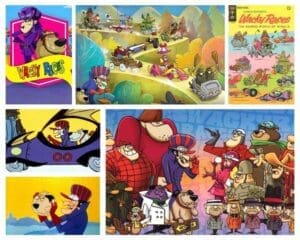 Bucky Races Wacky Races - The Characters and Cars