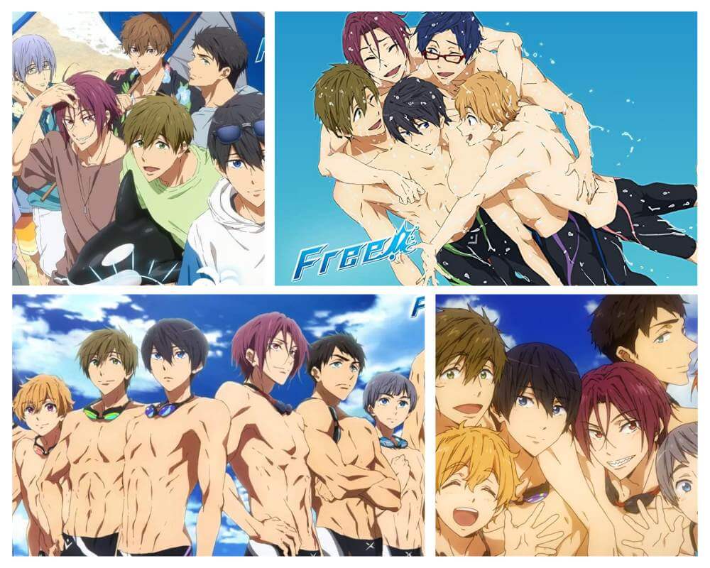 Free! - Iwatobi Swim Club - anime school boys