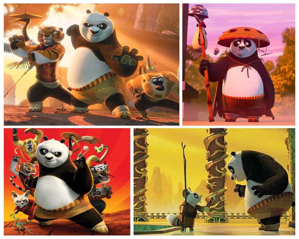 Kung Fu Panda - martial art cartoon panda