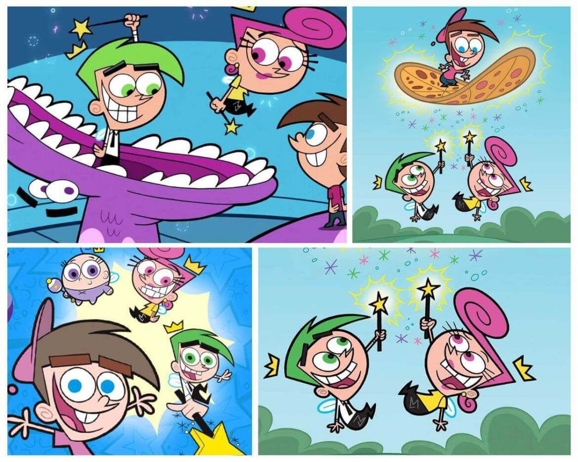 The Fairly OddParents - time traveling cartoon shows