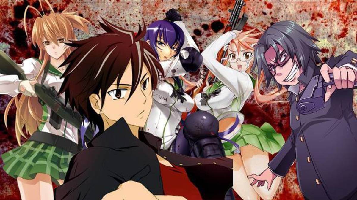 high school of the dead characters