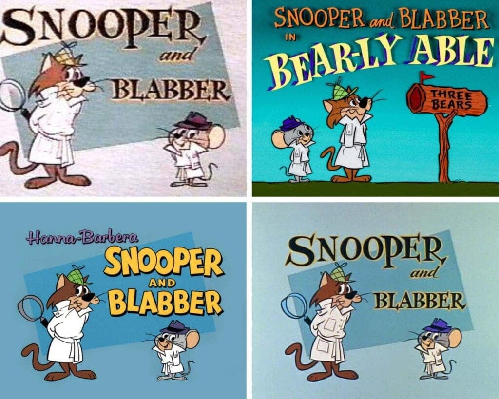Snooper Snooper and Blabber: Hanna-Barbera's Detective Duo