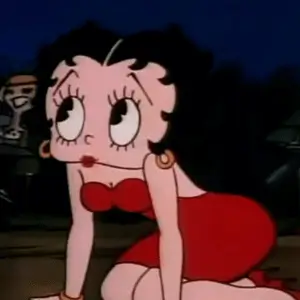 Betty Boop public domain cartoon character