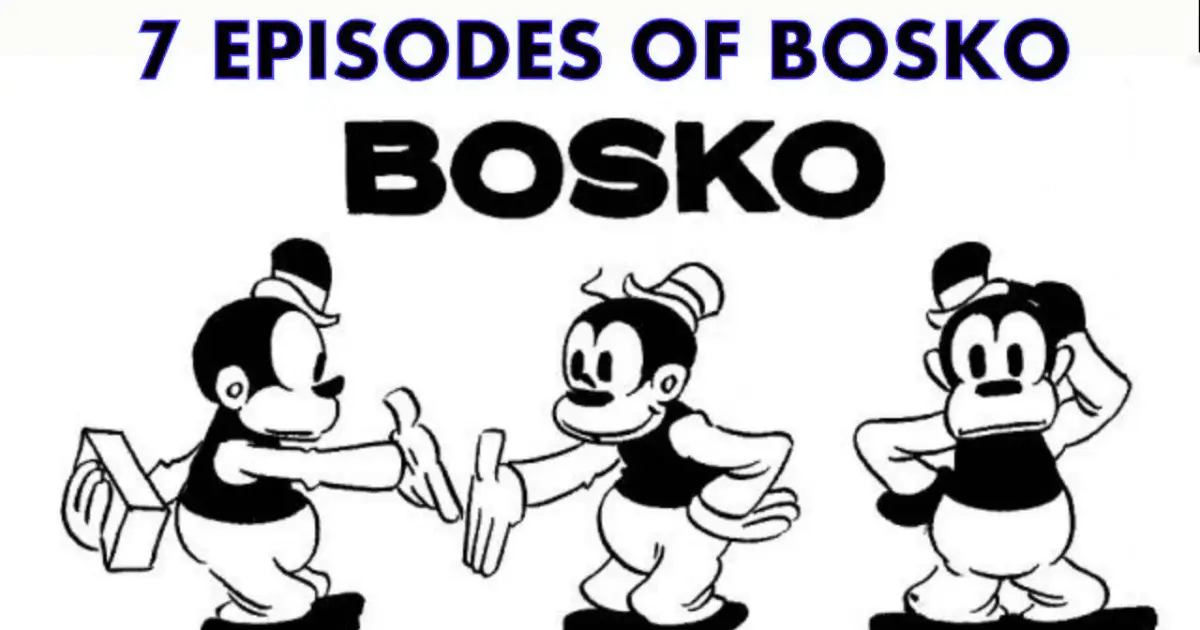 Bosko, the first Looney Tunes star and a public domain cartoon character