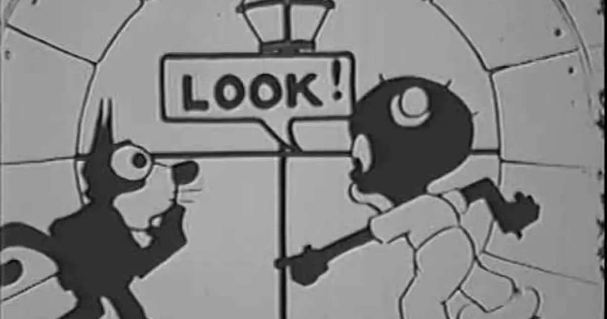 Felix the Cat, a classic public domain cartoon character