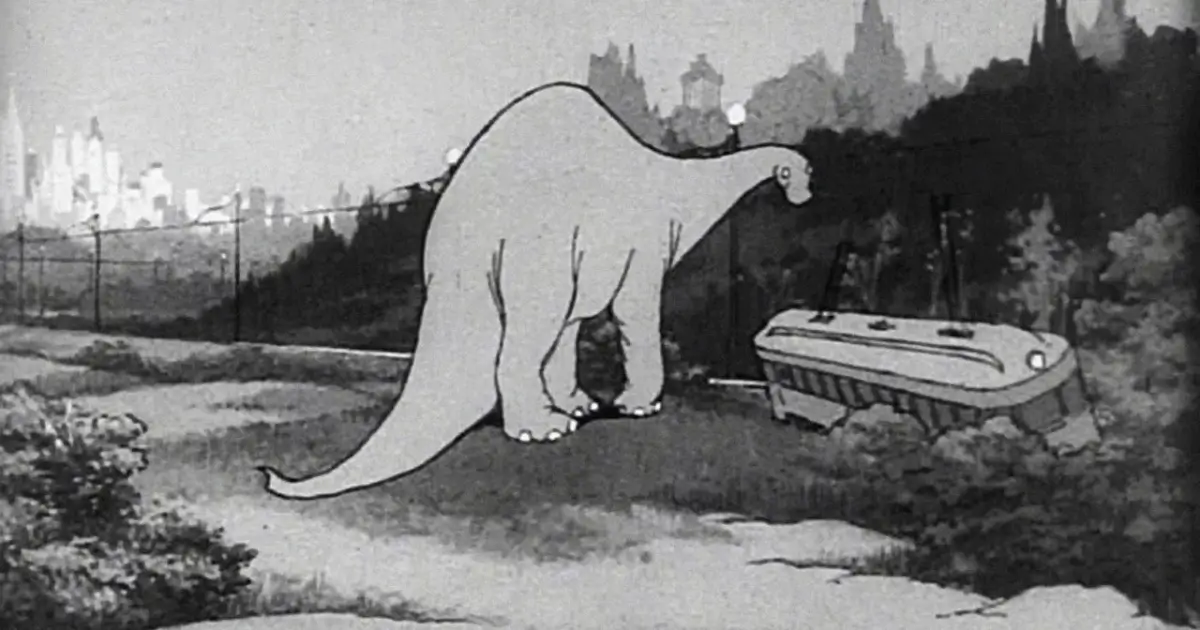 Gertie the Dinosaur, an early public domain cartoon character from 1914