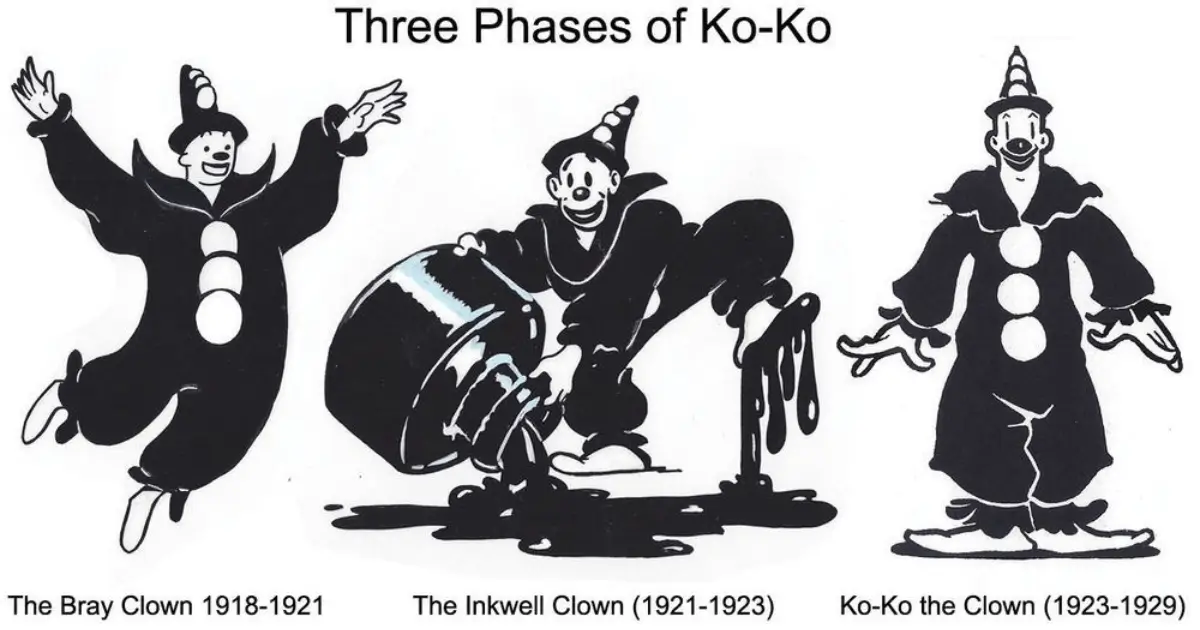 Koko the Clown from Out of the Inkwell, a public domain cartoon character