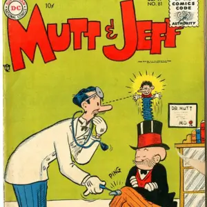 Mutt and Jeff public domain cartoon characters