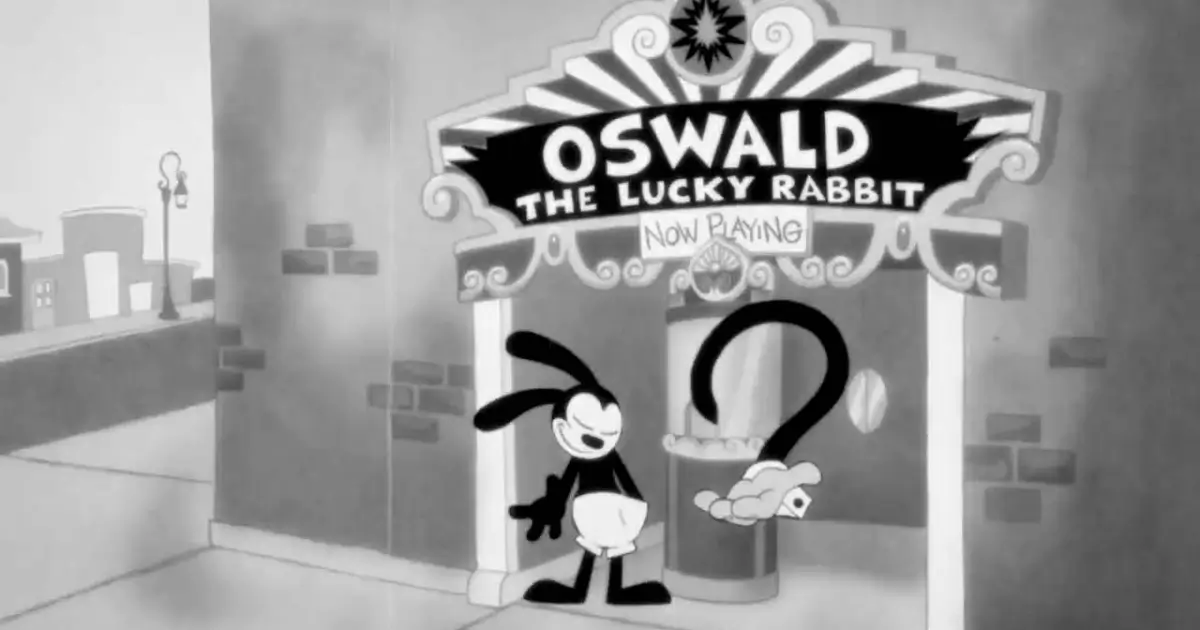 Oswald the Lucky Rabbit, a public domain cartoon character from 1927