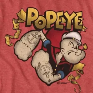 Popeye public domain cartoon character