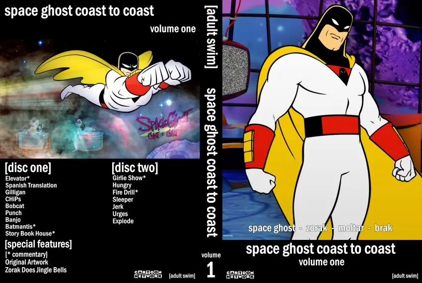 Space Ghost Coast to Coast Volume One Adult Swim DVD cover
