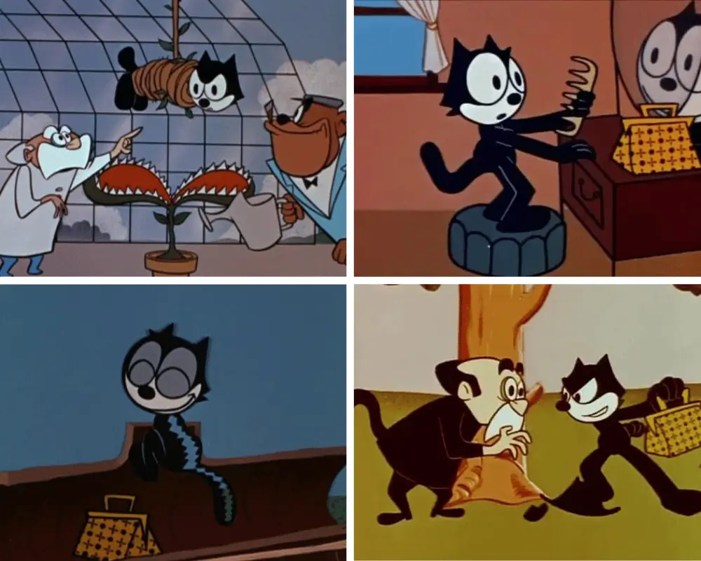 Felix the Cat 1958 television revival 50s cartoon with the Magic Bag