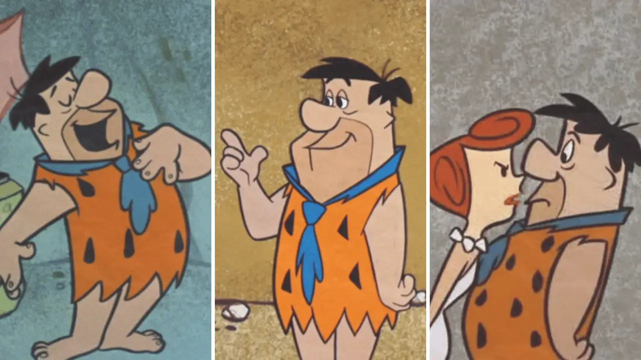 Fred Flintstone from the Hanna-Barbera animated series