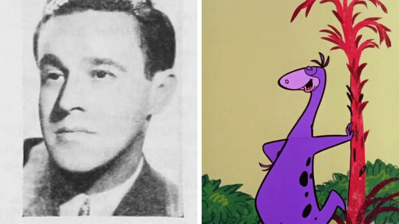 Jerry Mann, the voice of the talking Dino