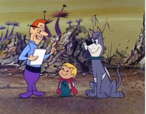 Elroy Jetson with Astro in Jetsons The Movie