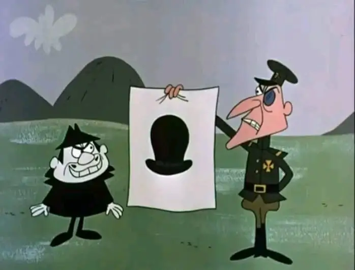 The Kirward Derby hat from the Rocky and Bullwinkle story Missouri Mish Mash