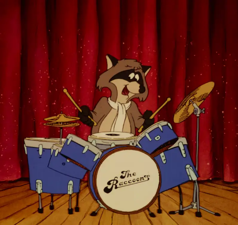 Music was an important part of The Raccoons: creator Kevin Gillis, who got his start writing theme music for TV, also co-wrote the cartoon's music. (CBC Still Photo Collection)
