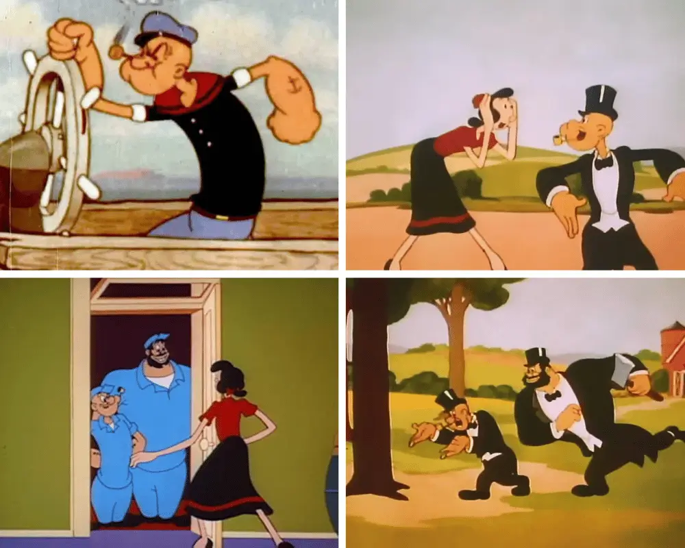 Popeye the Sailor 1956 television syndication 50s cartoon