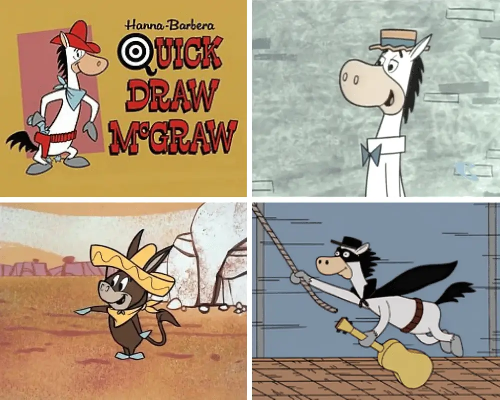 Quick Draw McGraw 1959 Hanna-Barbera Western parody 50s cartoon