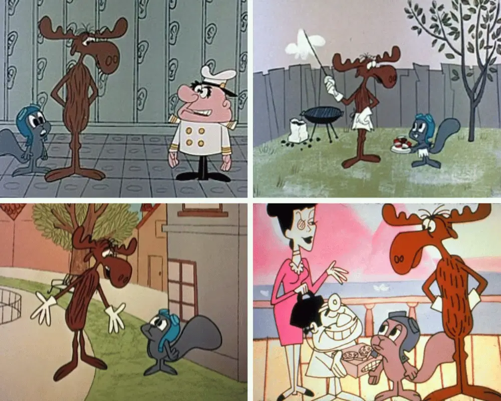 Rocky and His Friends 1959 Jay Ward Rocky and Bullwinkle 50s cartoon