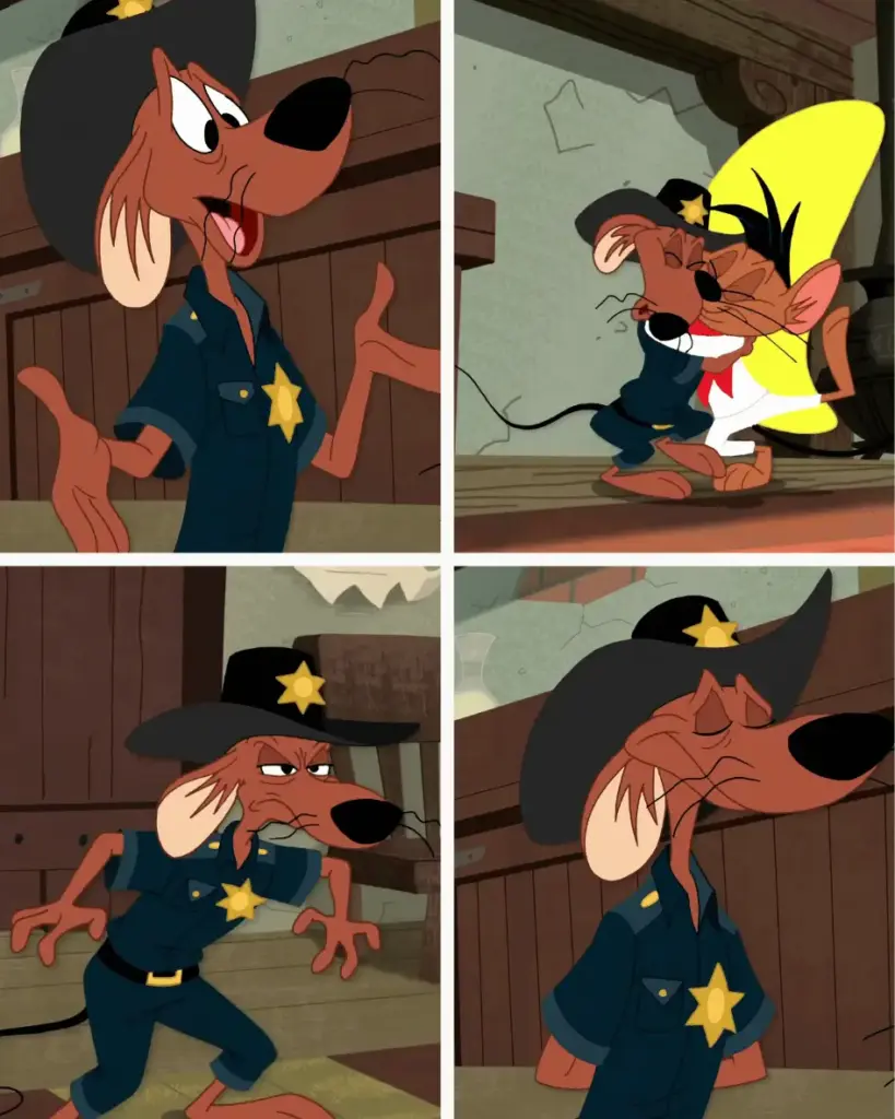 Sheriff Slowpoke Rodriguez in The Looney Tunes Show episode The Black Widow
